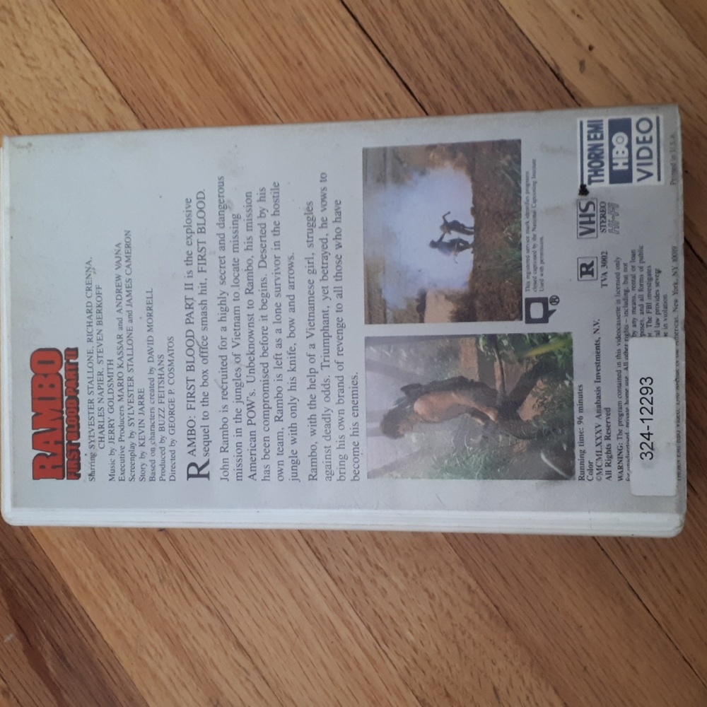 COPY - Rambo II VHS - Picture 2 of 3
